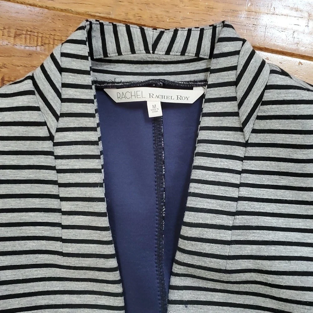 Rachel Roy Scuba Striped Women's Blazer